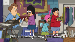 Tina Bobs Burgers Palomino Addict GIF