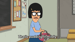 Tina Bobs Burgers Pudding Critic GIF
