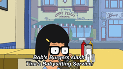 Tina Bobs Burgers Tina's Babysitting Service GIF