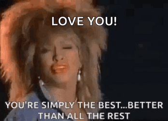 Tina Turner Love You Youre Simply The Best GIF