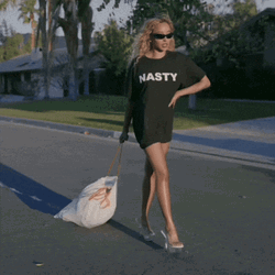 Tinashe Walking On Street Nasty Girl GIF