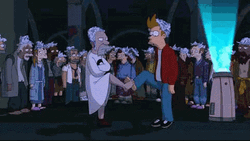 Tinfoil Hat Ceremony Futurama GIF