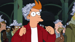 Tinfoil Hat Philip J. Fry Futurama GIF