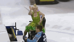 Tinker Bell Cosplayer Rock Paper Scissors GIF