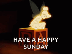 Tinker Bell Have A Happy Fall Sunday GIF