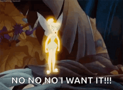 Tinker Bell No I Want It Stomp GIF
