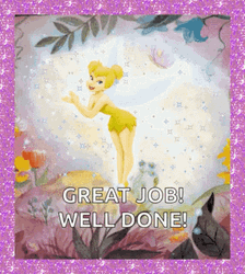 Tinker Bell Well Done Congratulations GIF