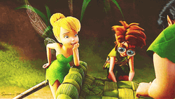 Tinkerbell Constructing With Friends GIF