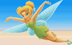 Tinkerbell Flashing Lights GIF