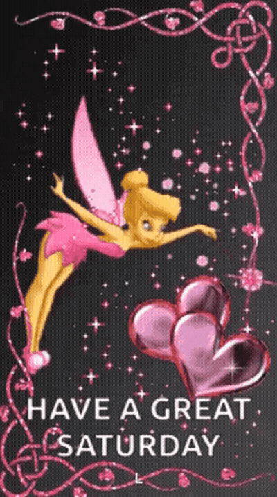 Tinkerbell Saying Have A Great Saturday GIF