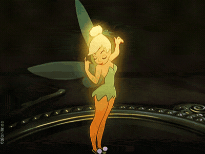 Tinkerbell With Wings Spread GIF
