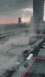 Tiny Dust Storm Formation Construction Area GIF