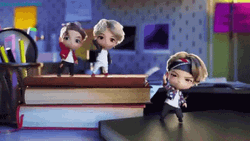 Tiny Tan Mic Mike Drop GIF