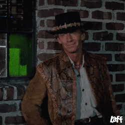 Tip Hat Paul Hogan GIF