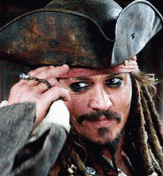 Tip Of The Hat Captain Jack Sparrow GIF