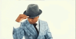 Tip Of The Hat Cool Black Guy GIF