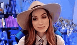 Tip Of The Hat Lady Streamer GIF