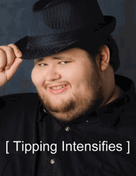 Tip Of The Hat Nerdy Guy Tipping Intensifies GIF