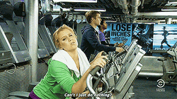 Tired Amy Schumer Working Out GIF