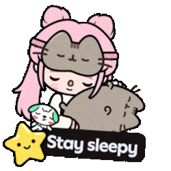 Tired Cute Sticker GIF