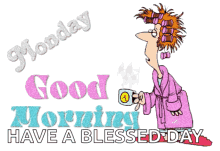 Tired Grandma Hot Coffee Monday Good Morning GIF