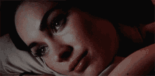 Tired Megan Fox Lying In Bed GIF