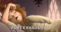 Tired Meme Pure Exhaustion Anna  GIF