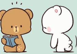 Tired Milk And Mocha Reading GIF