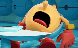 Tired Sleeping Pacman GIF