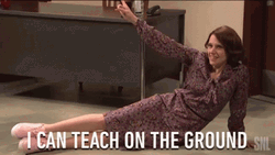 Tired Teacher Sitting On The Floor GIF