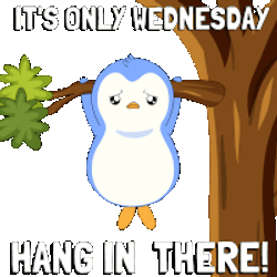 Tired Wednesday Sticker GIF