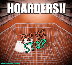 Tissue Market Hoarders GIF