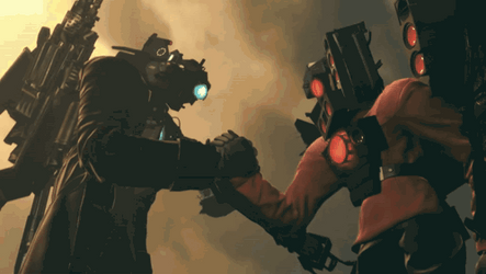 Titan Camera And Titan Speaker Skibidi Toilet Meme GIF