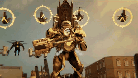 Titan Clockman And Speakerman Got Electric Bomb GIF