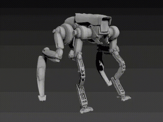 Titan Speakerman Robot Concept GIF