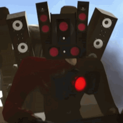 Titan Speakerman Wave His Hands GIF