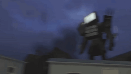 Titan Tv Man Destroy By Smoke  GIF