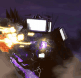 Titan Tv Man Light Power Rays GIF