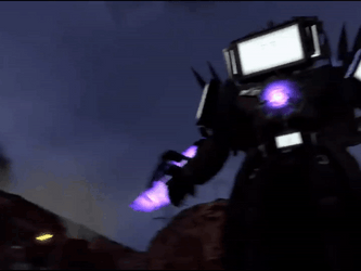 Titan Tv Man Pointed His Target GIF