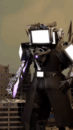 Titan Tv Man Screen View GIF