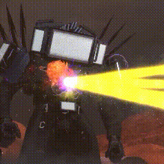 Titan Tv Man Yellow Light GIF