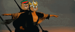 Titanic Iconic Scene Funny Beaver Face Swap GIF