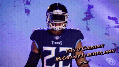 Titans Football Player With Helmet Number 25 GIF