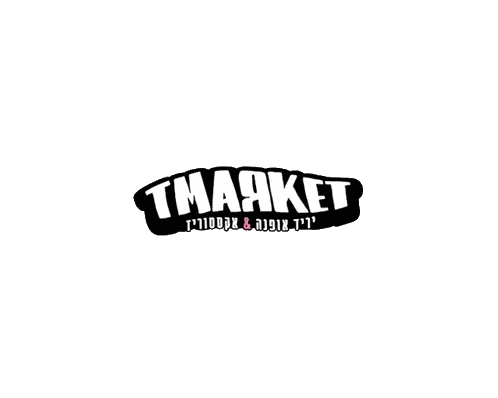 Tmarket Hebrew Logo Sticker