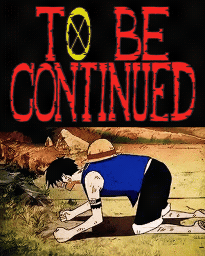 To Be Continued Poster With Cartoon Character GIF