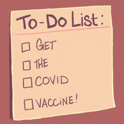 To-Do List Getting Covid And Vaccine GIF
