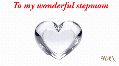 To My Wonderful Stepmom Card GIF
