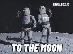 To The Moon Crackrock Token GIF