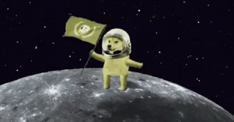 To The Moon Next Stop Mars Planet GIF