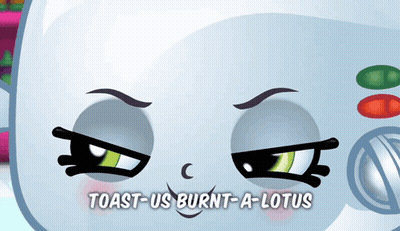 Toast-Us Burnt-A-Lotus Cartoon GIF